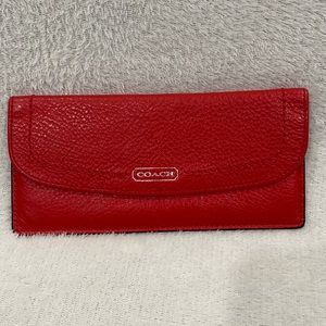 Coach Genuine Leather Slim Legacy Wallet. Unique Coach wallet!